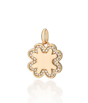 GOLD LUCKY PRAIRIE CLOVER PENDANT
