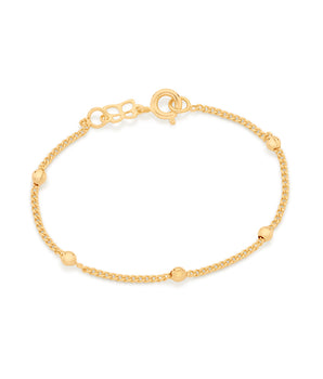 GOLD BRACELET WITH BALLS