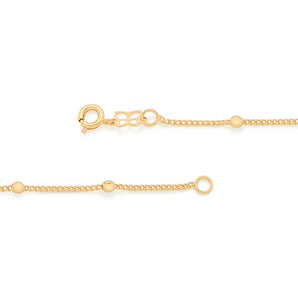 GOLD BRACELET WITH BALLS
