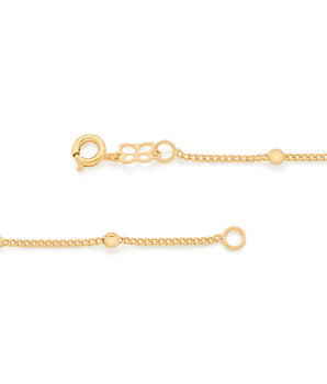 GOLD BRACELET WITH BALLS