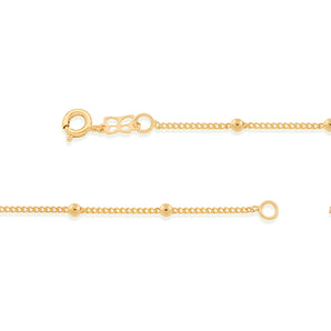 GOLD BRACELET WITH BALLS