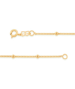 GOLD BRACELET WITH BALLS