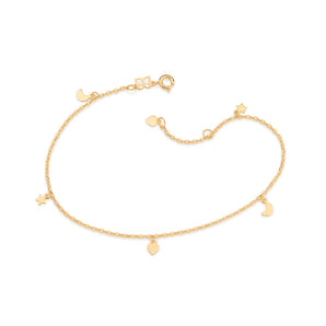 GOLD DAINTY DETAILS ANKLET