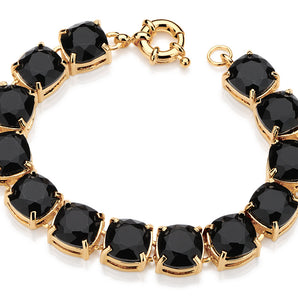 GOLD BRACELET WITH STONE