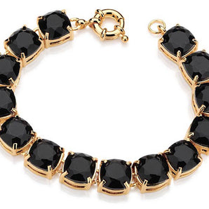 GOLD BRACELET WITH STONE