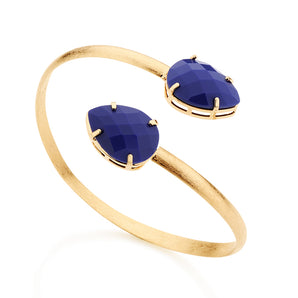 GOLD BRACELET WITH STONE