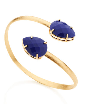 GOLD BRACELET WITH STONE