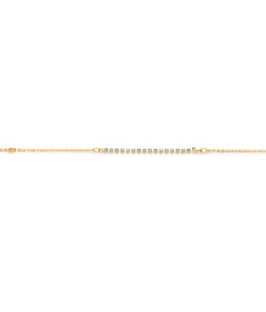 GOLD BRACELET WITH CRYSTAL