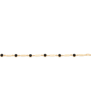 GOLD BRACELET WITH CRYSTAL