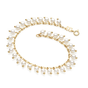 GOLD BRACELET WITH PEARL