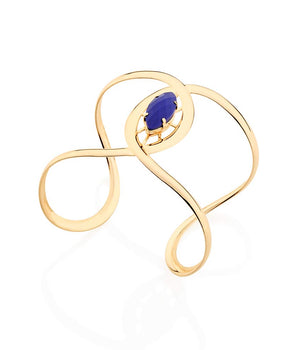GOLD BRACELET WITH STONE