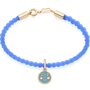 GOLD KID'S BRACELET WITH CRYSTAL