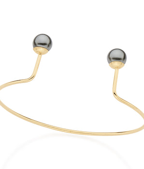 GOLD BRACELET WITH PEARL