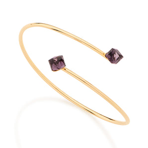 GOLD BRACELET WITH CRYSTAL