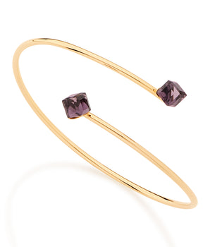 GOLD BRACELET WITH CRYSTAL