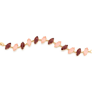 GOLD BRACELET WITH CRYSTAL