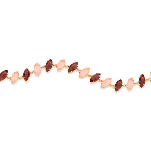 GOLD BRACELET WITH CRYSTAL