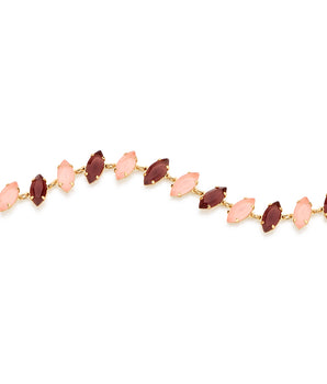 GOLD BRACELET WITH CRYSTAL