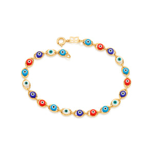 GREEK EYE GOLD BRACELET