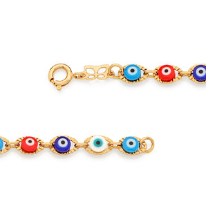 GREEK EYE GOLD BRACELET