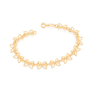 GOLD MULTI BUTTERFLY BRACELET