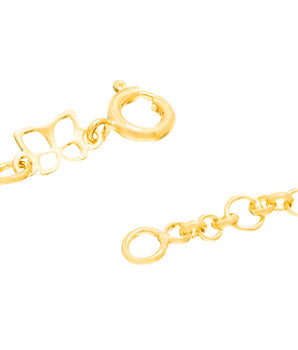 GOLD BRACELET WITH CRYSTAL