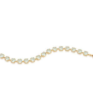 GOLD BRACELET WITH CRYSTAL