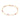 GOLD PLATED KID'S BRACELET WITH CRYSTAL