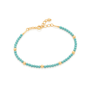 GOLD BRACELET WITH CRYSTAL
