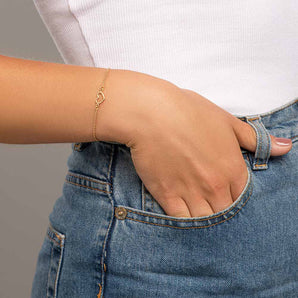 GOLD SMALL HEART BRACELET