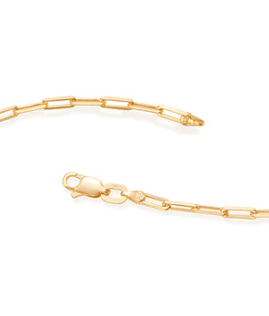 MEN'S GOLD LINK BRACELET - 20CM