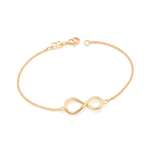 INFINITY GOLD PLATED BRACELET