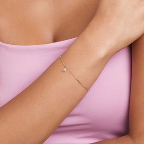 GOLD SMALL BUTTERFLY BRACELET