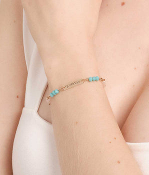 GOLD POSITIVE VIBES BRACELET