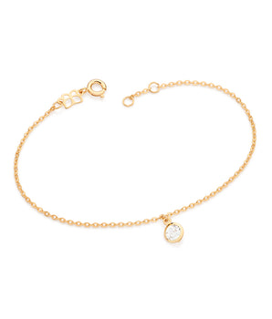 GOLD SINGLE POINT OF LIGHT BRACELET