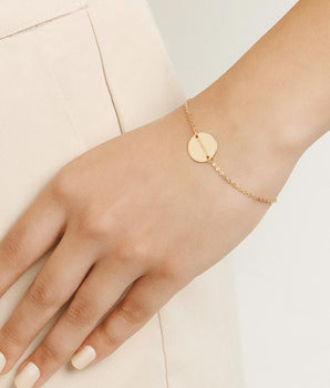 GOLD GRATIDÃO (GRATITUDE) CIRCLE BRACELET