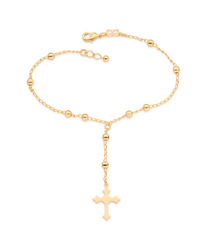 GOLD ROSARY BRACELET