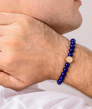 GOLD PLATED BRACELET WITH CRYSTAL