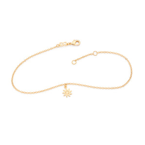 GOLD SUN ANKLET