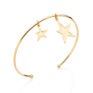 GOLD STAR CUFF BRACELET