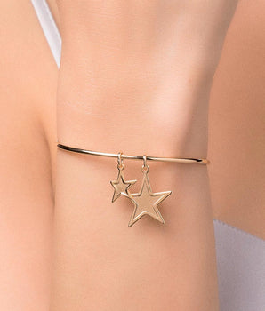 GOLD STAR CUFF BRACELET