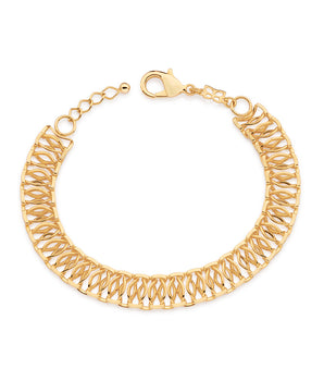 GOLD OCEANIC CHAINS BRACELET