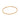 GOLD MEN'S FOX TAIL BRACELET - SMALL
