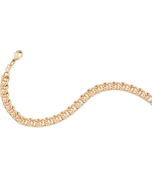 GOLD DOUBLE CHAIN BRACELET