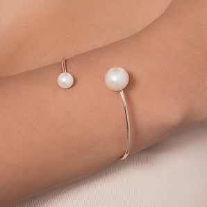 GOLD PLATED BRACELET WITH PEARL