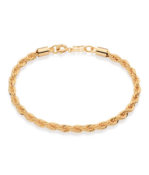 GOLD TWISTED CHAIN BRACELET