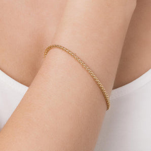GOLD PLATED PALM TREE BRACELET