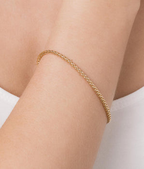 GOLD PLATED PALM TREE BRACELET
