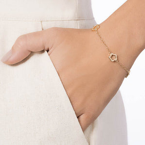 GOLD FLOWER BRACELET