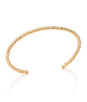 GOLD BUBBLELINE CUFF BRACELET